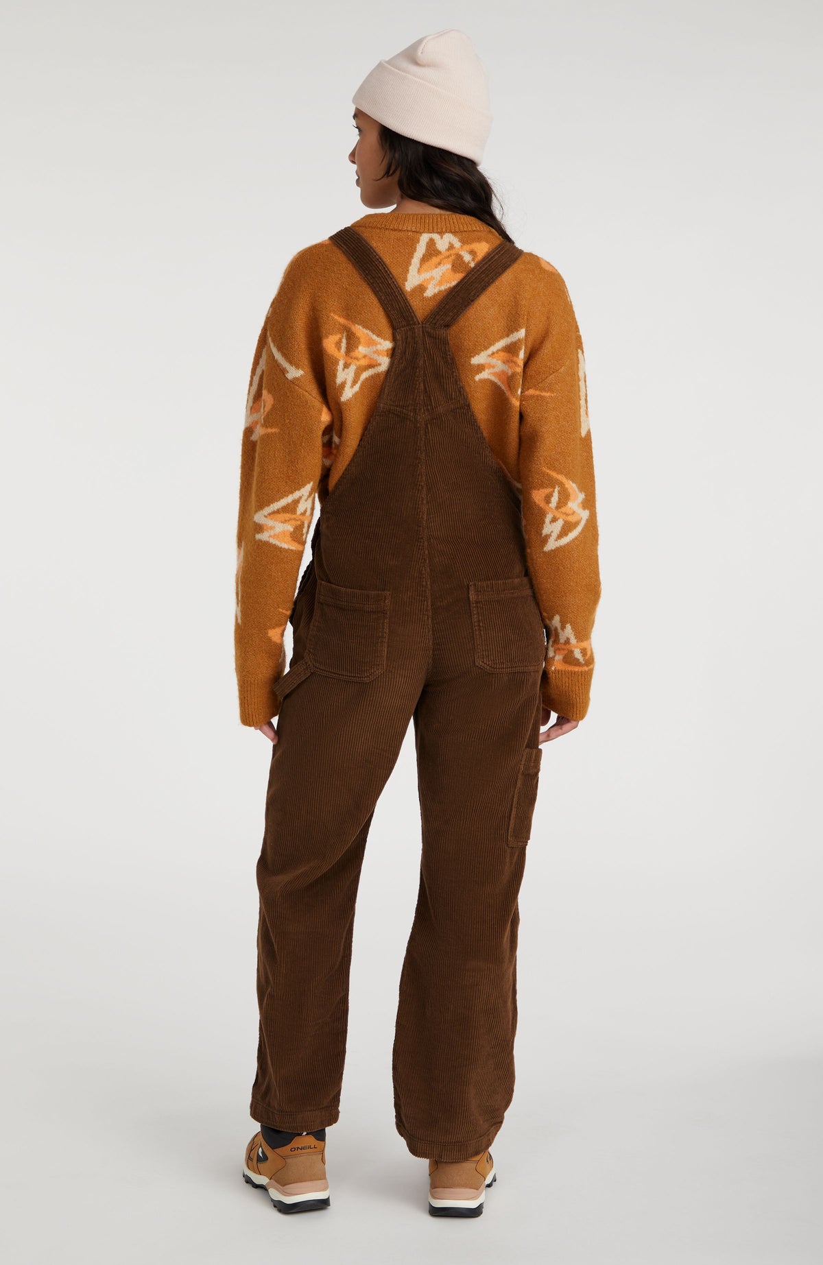 Cord Dungarees | Melted Chocolate