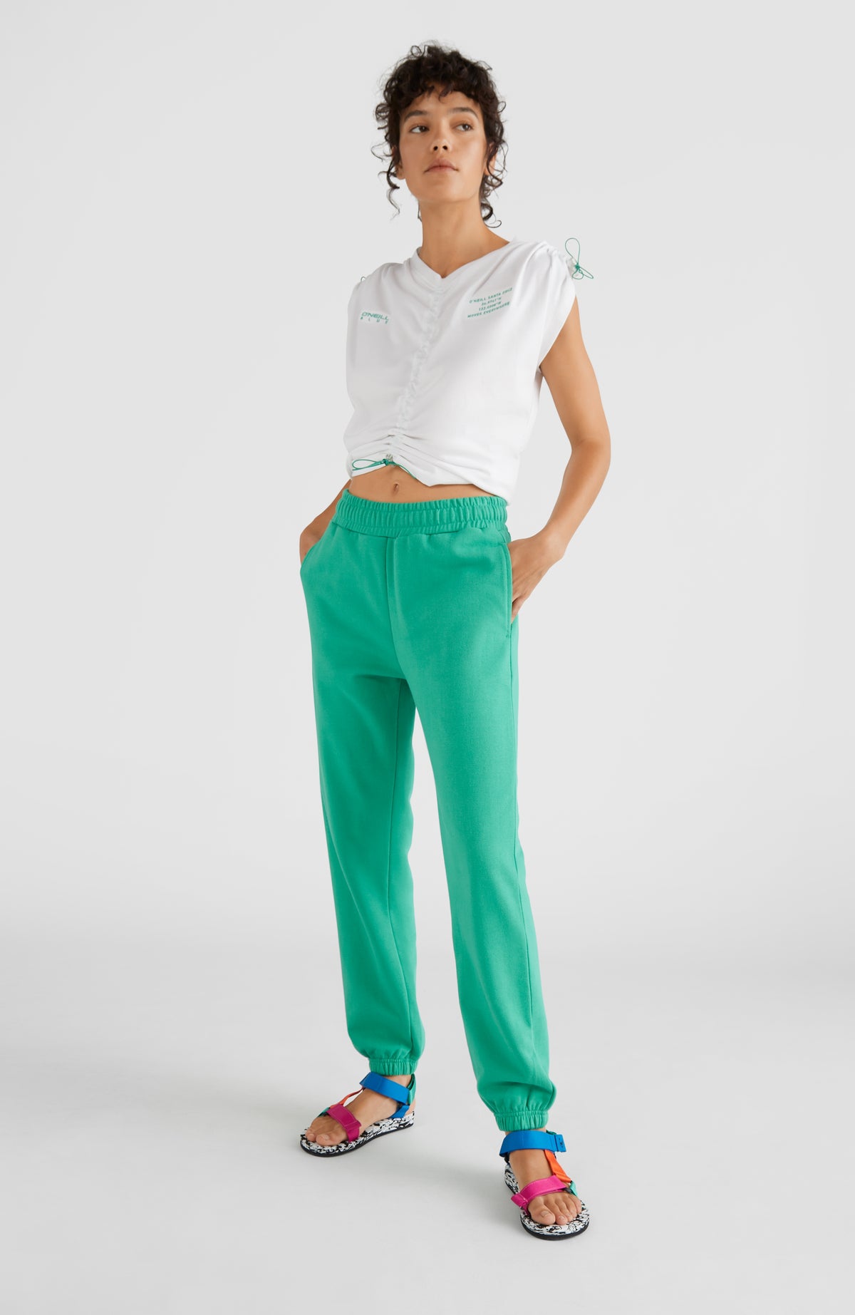 Future Sports High-Waist Sweatpants | Deep Mint