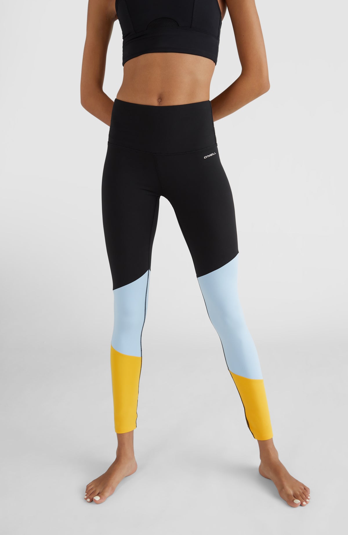 Active Colorblock High-Waist Legging | Black Multi 2