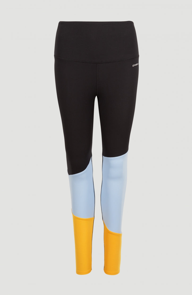 Active Colorblock High-Waist Legging | Black Multi 2
