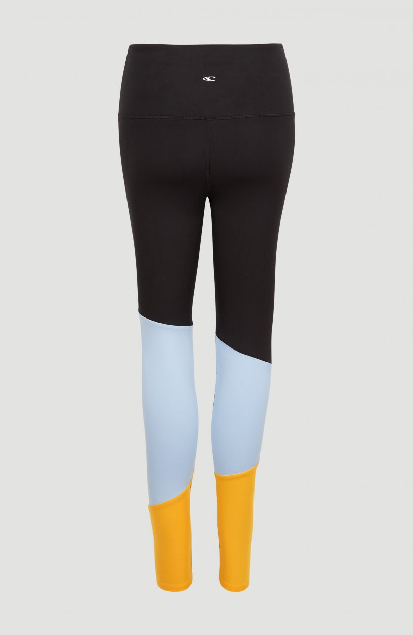 Active Colorblock High-Waist Legging | Black Multi 2