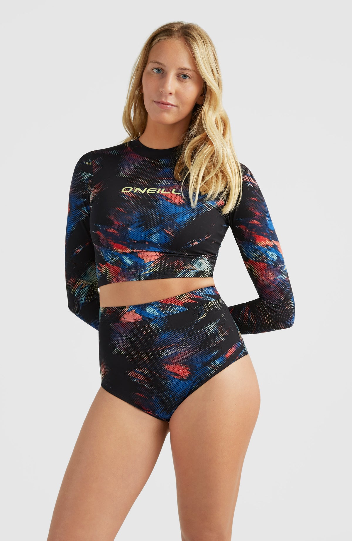 Hyperfreak Longsleeve Swimsuit Set | Black Future Fade