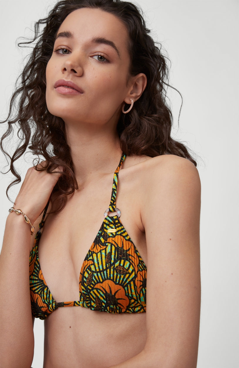 Capri Bondey Bikini Set | Yellow With Green