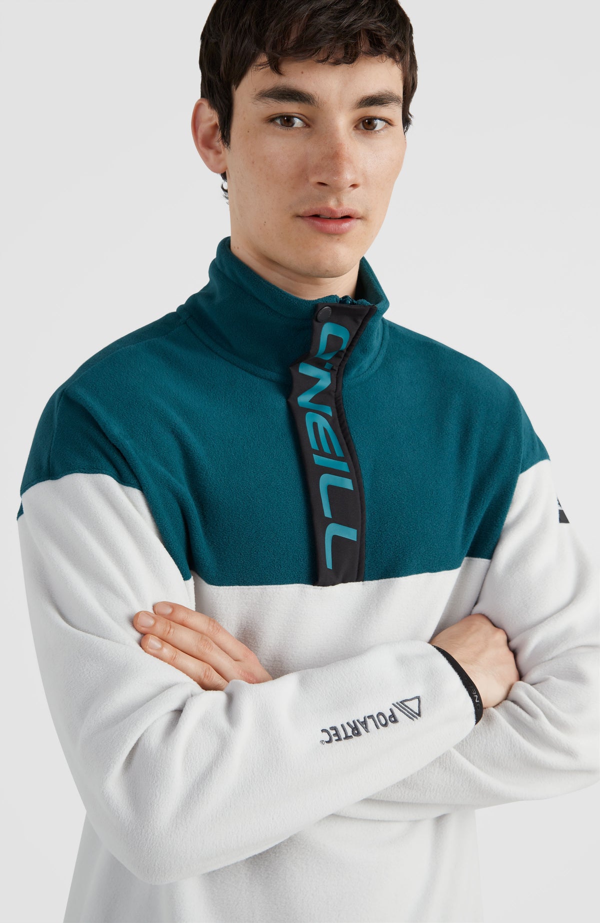 Blizzard Fleece | Black Out Colour Block