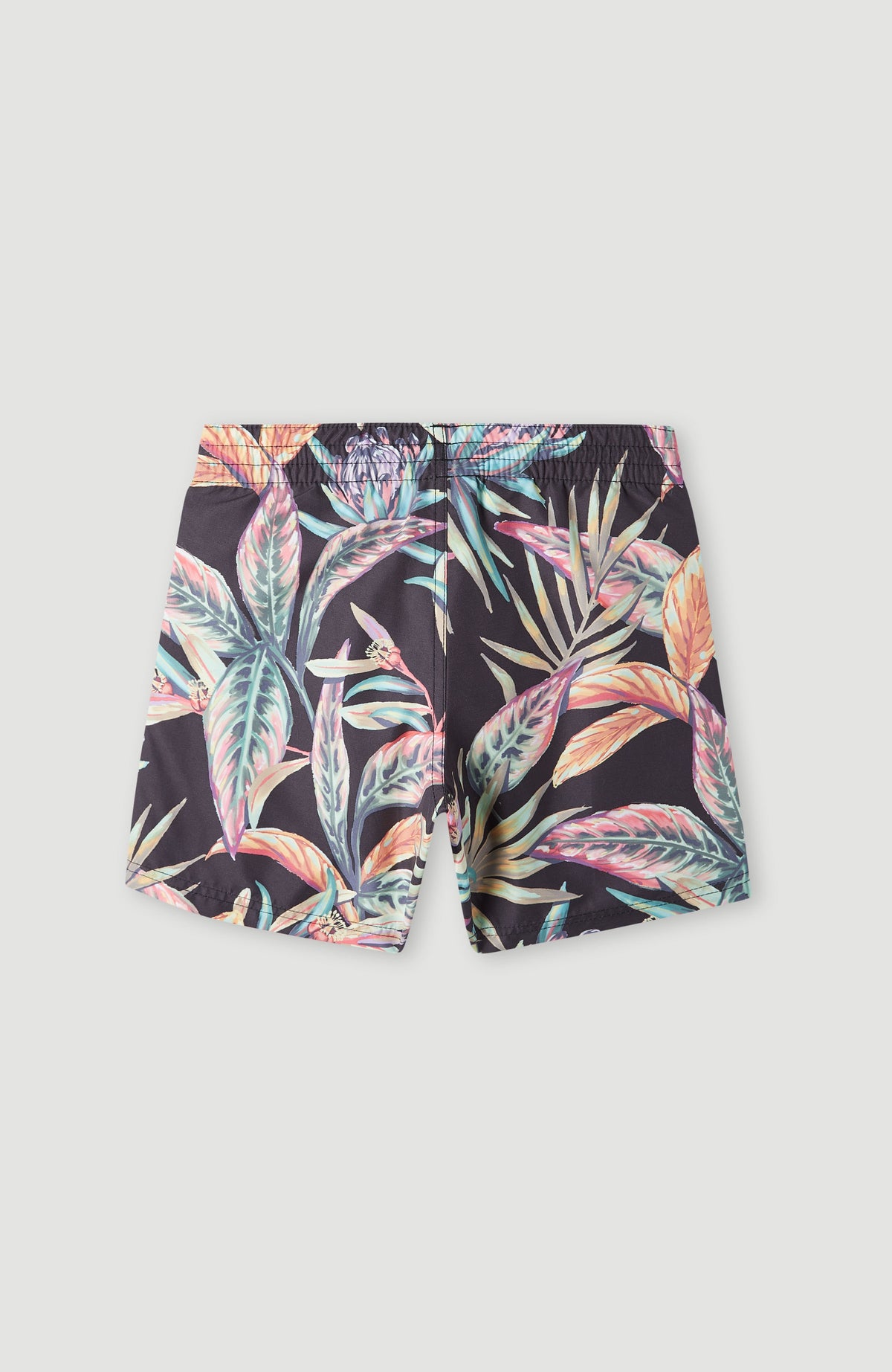 Cali Print 13'' Swim Shorts | Black Tropical Flower