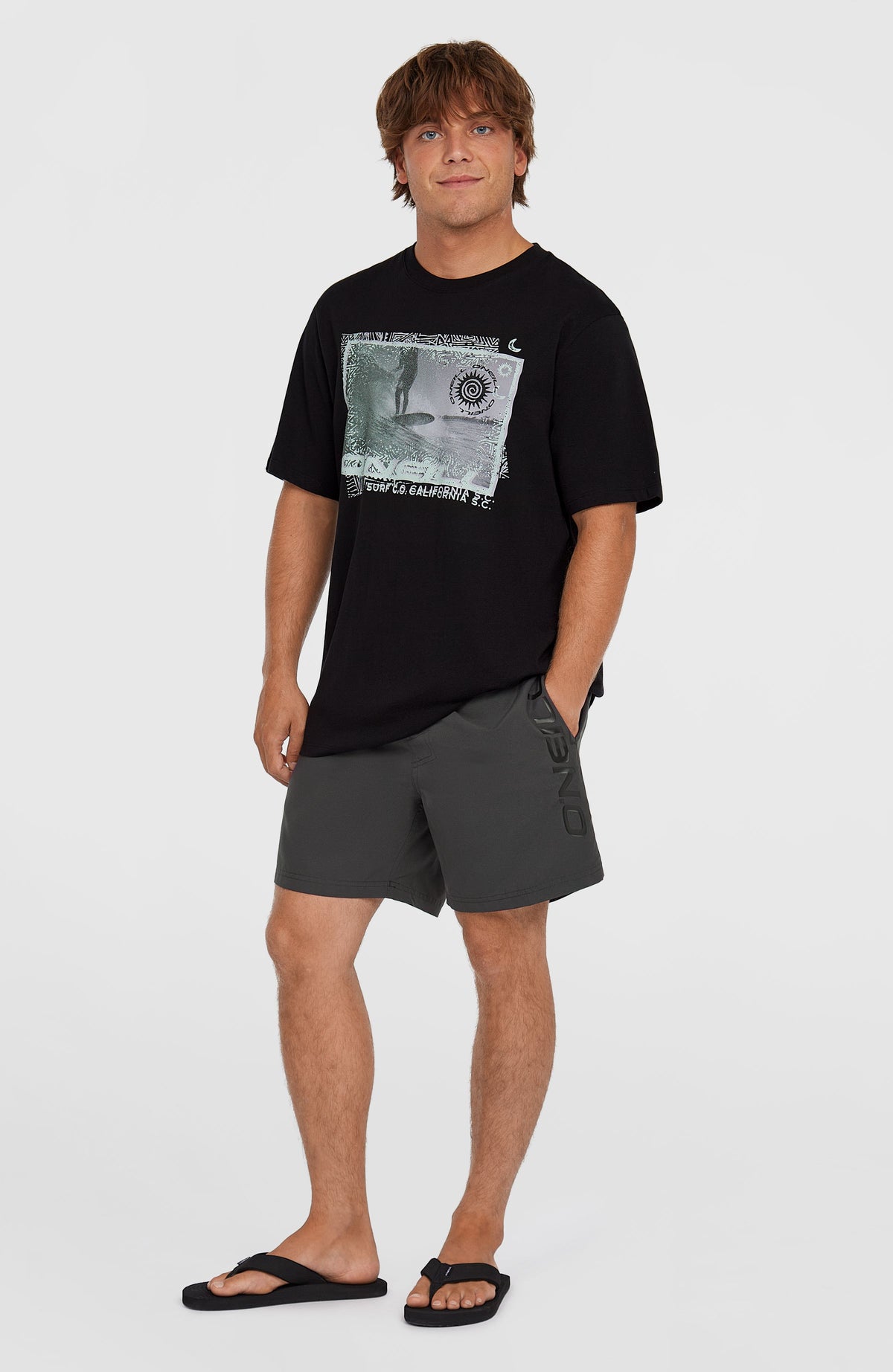 Cali 16'' Swim Shorts | Asphalt