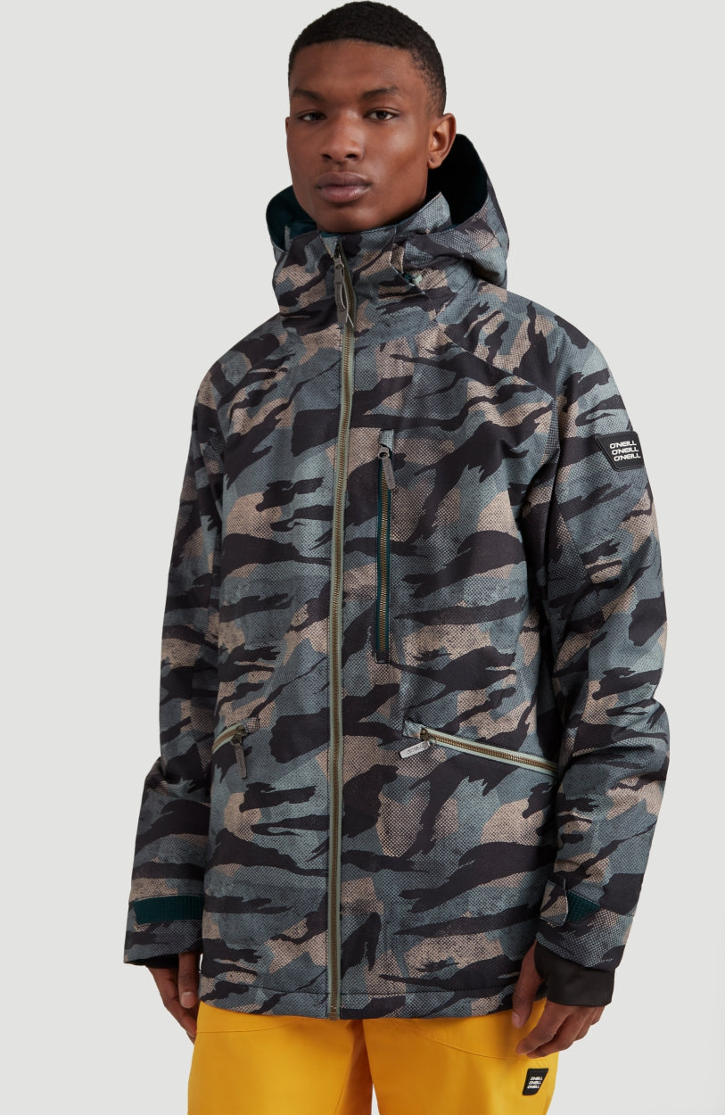 Diabase Snow Jacket | Green With Black