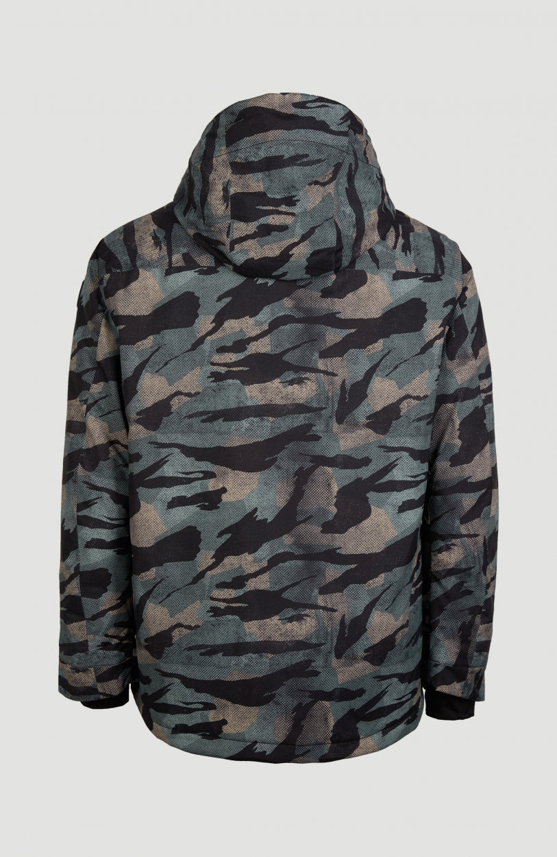 Diabase Snow Jacket | Green With Black