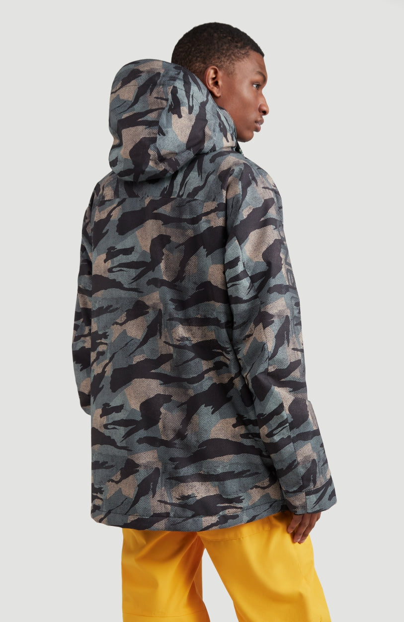 Diabase Snow Jacket | Green With Black