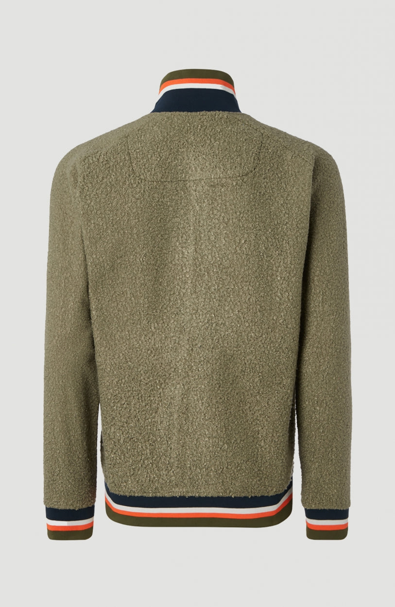 Bomber Tip Superfleece | Dusty Olive -A