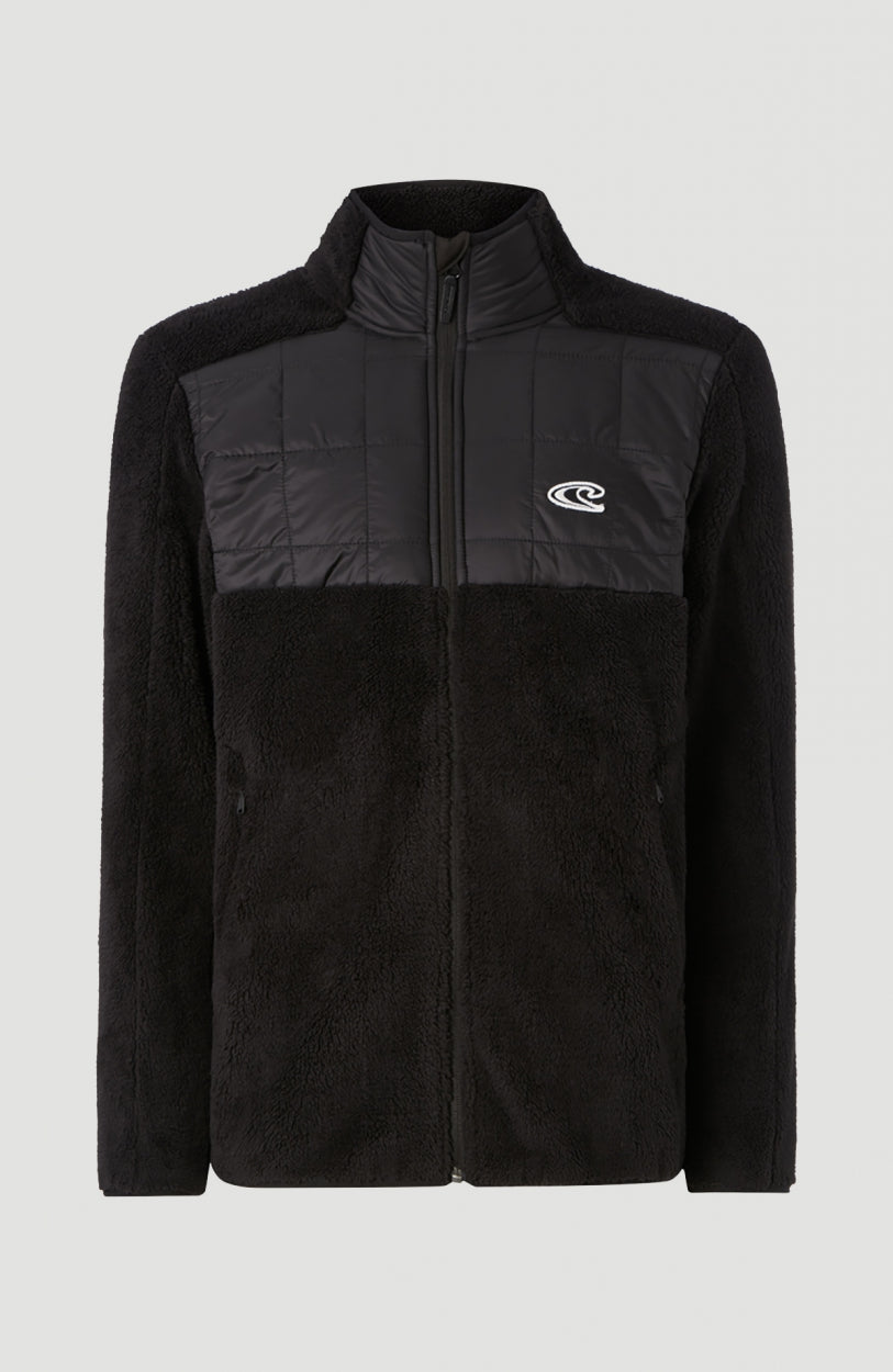 Baffle Mix Full Zip Fleece | BlackOut - A