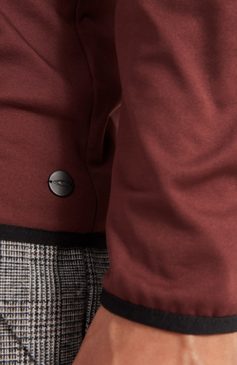 Clime Hooded Ski Fleece | Bitter Chocolate