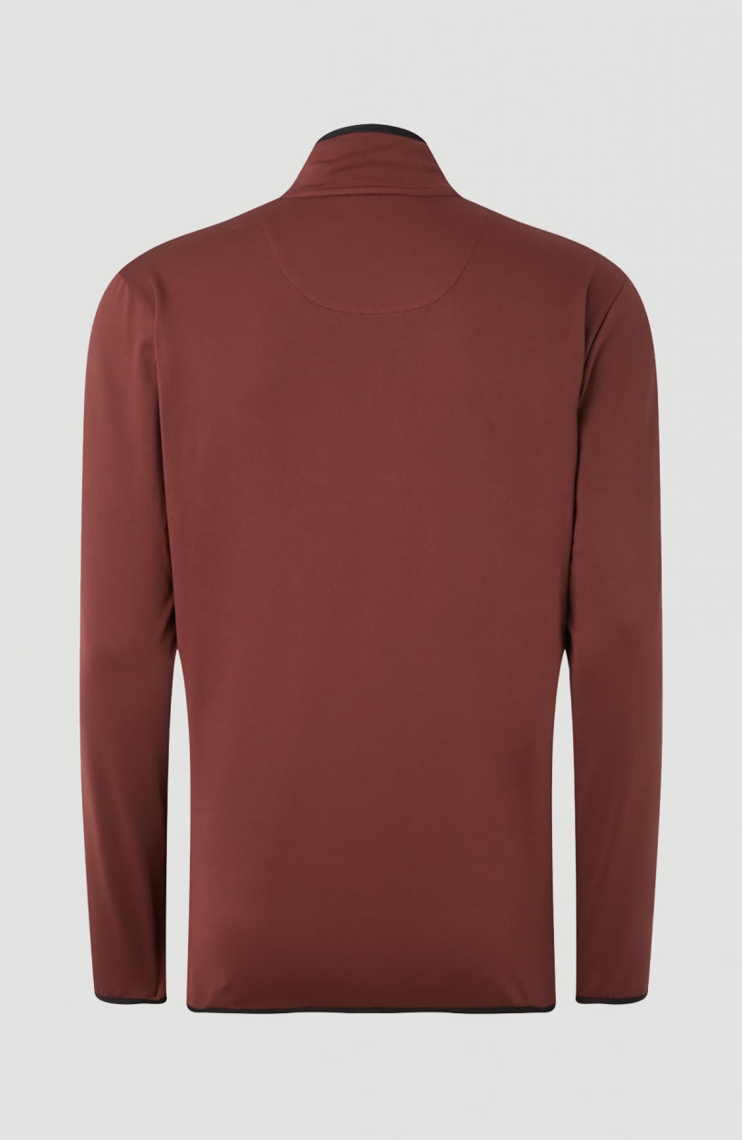 Clime Full Zip Fleece | Bitter Chocolate