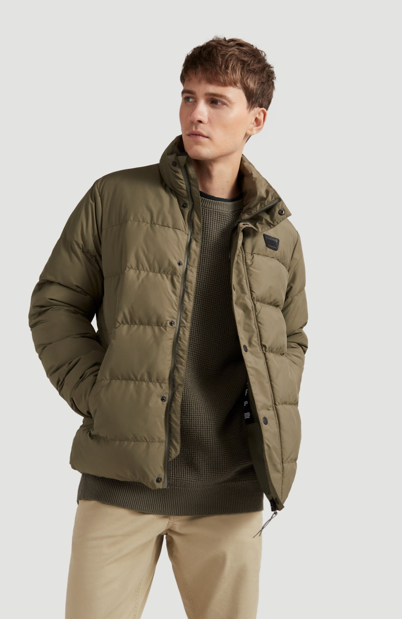 Charged Puffer Jacket | Dusty Olive -A