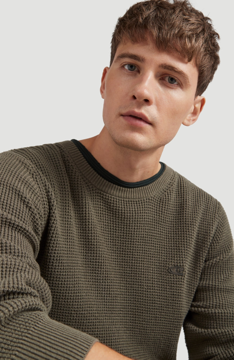 Tuck Pullover | Dusty Olive -A