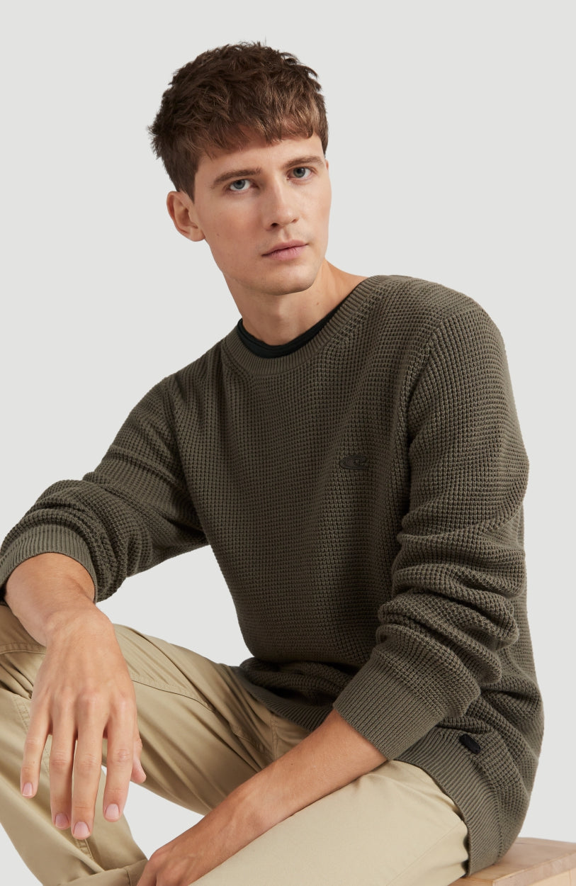 Tuck Pullover | Dusty Olive -A
