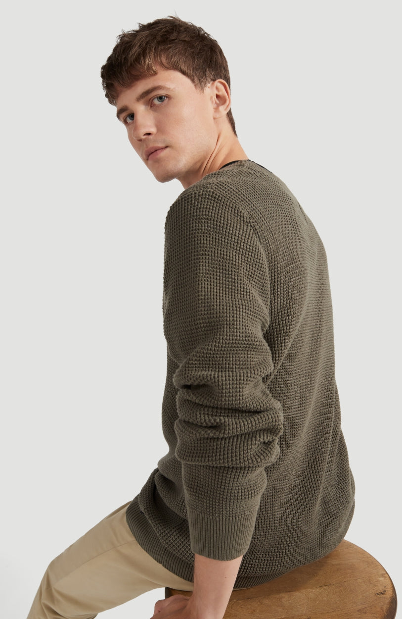 Tuck Pullover | Dusty Olive -A