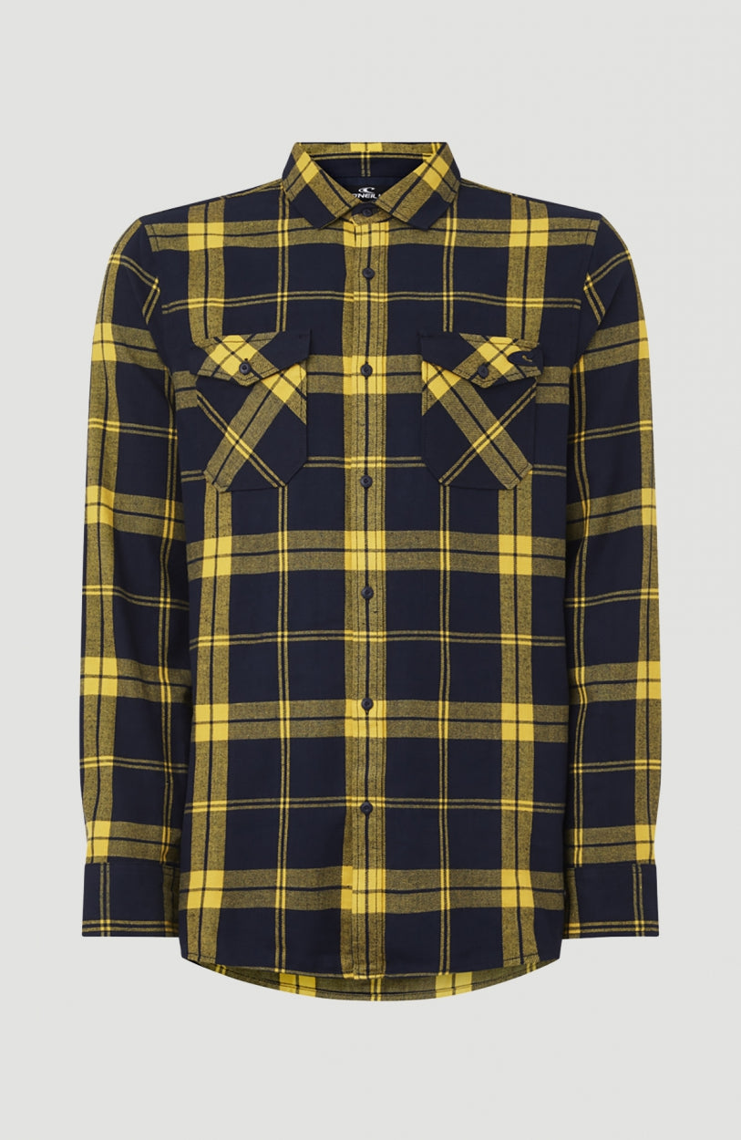 Check Flannel Shirt | Yellow AO 1