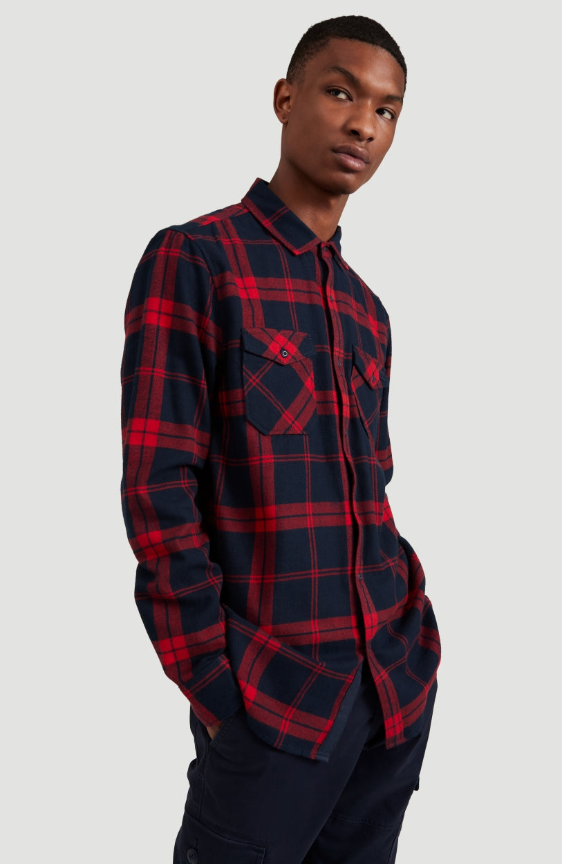 Check Flannel Shirt | Red With