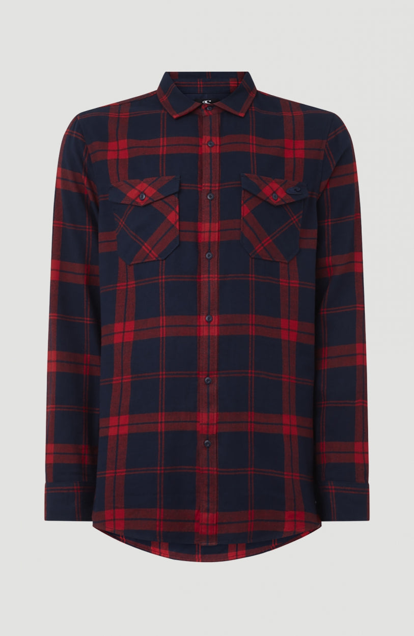 Check Flannel Shirt | Red With