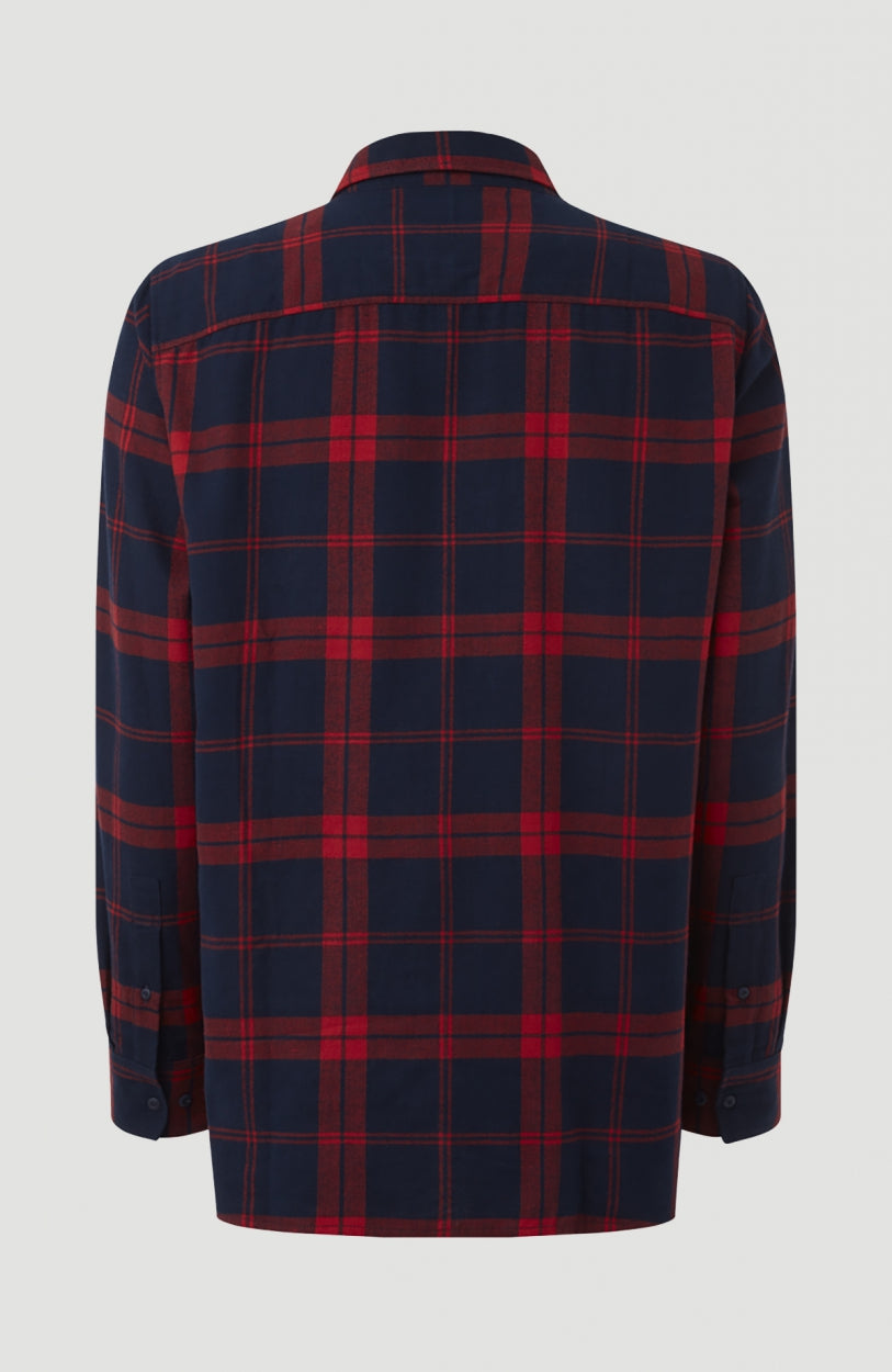 Check Flannel Shirt | Red With