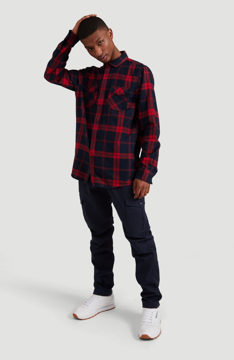 Check Flannel Shirt | Red With
