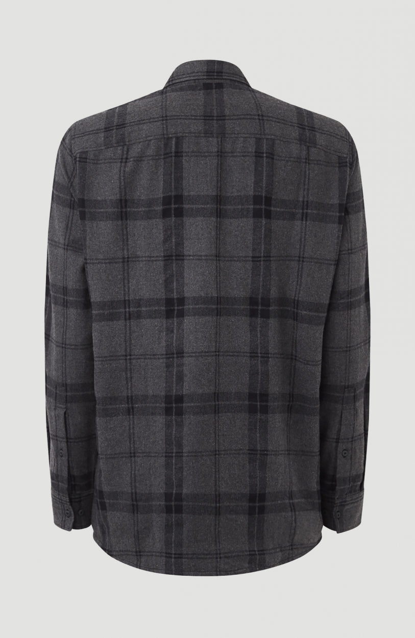 Check Flannel Shirt | Grey With