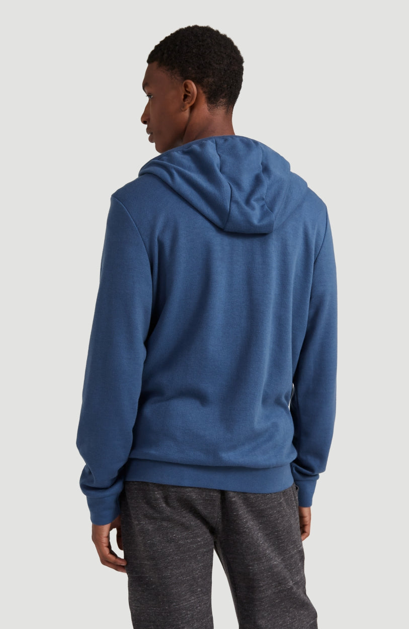 2-Knit Full Zip Hoodie | Ensign Blue -A