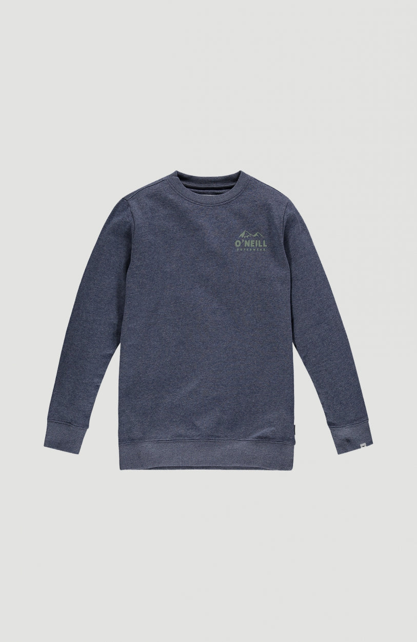 Cali Outdoor Crew Sweatshirt | Ink Blue -A