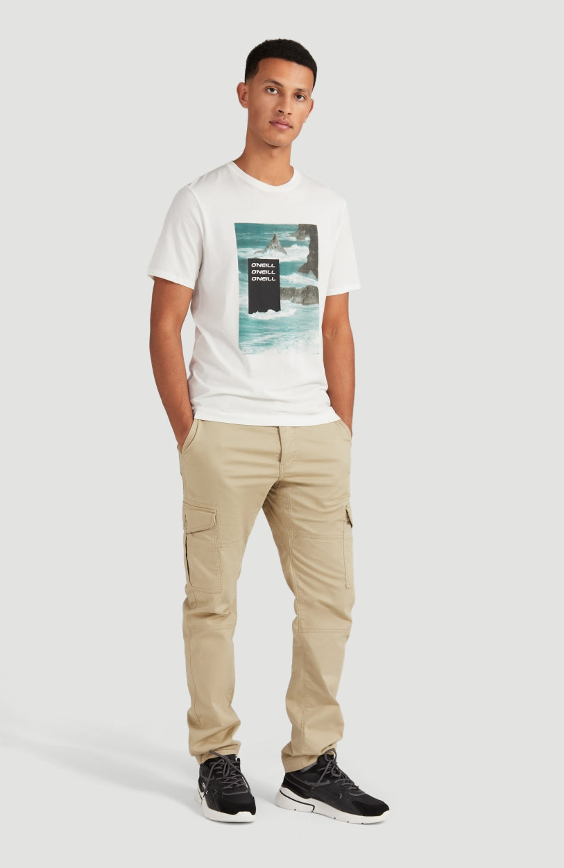 Cali Ocean T-Shirt | Powder White