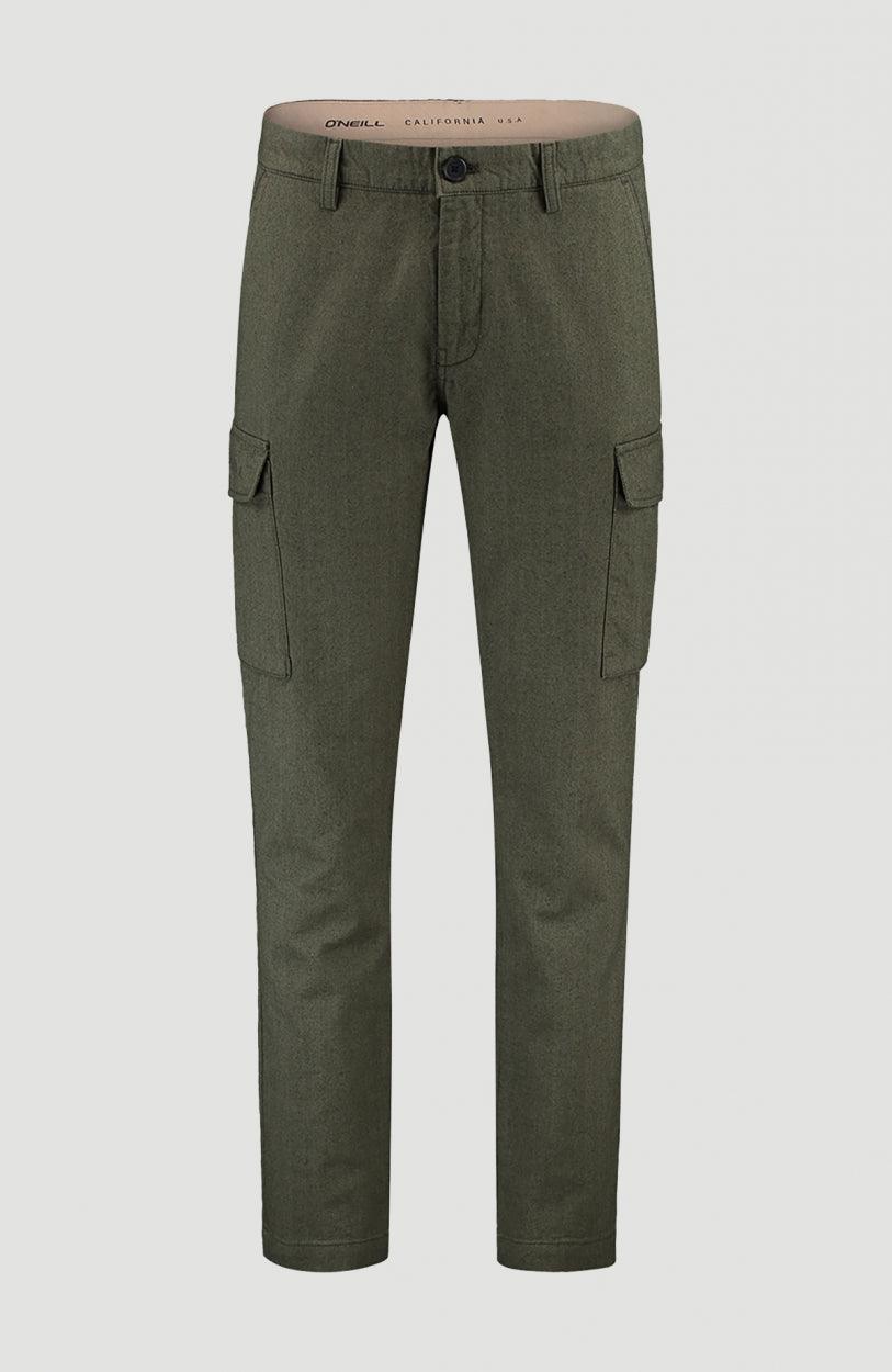 Herringbone Combat Pants | Dusty Olive -A