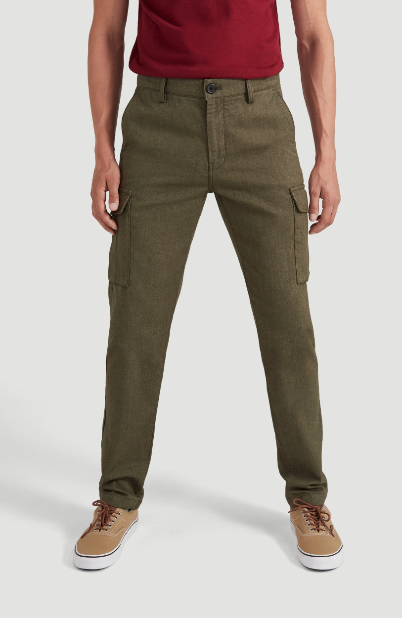 Herringbone Combat Pants | Dusty Olive -A