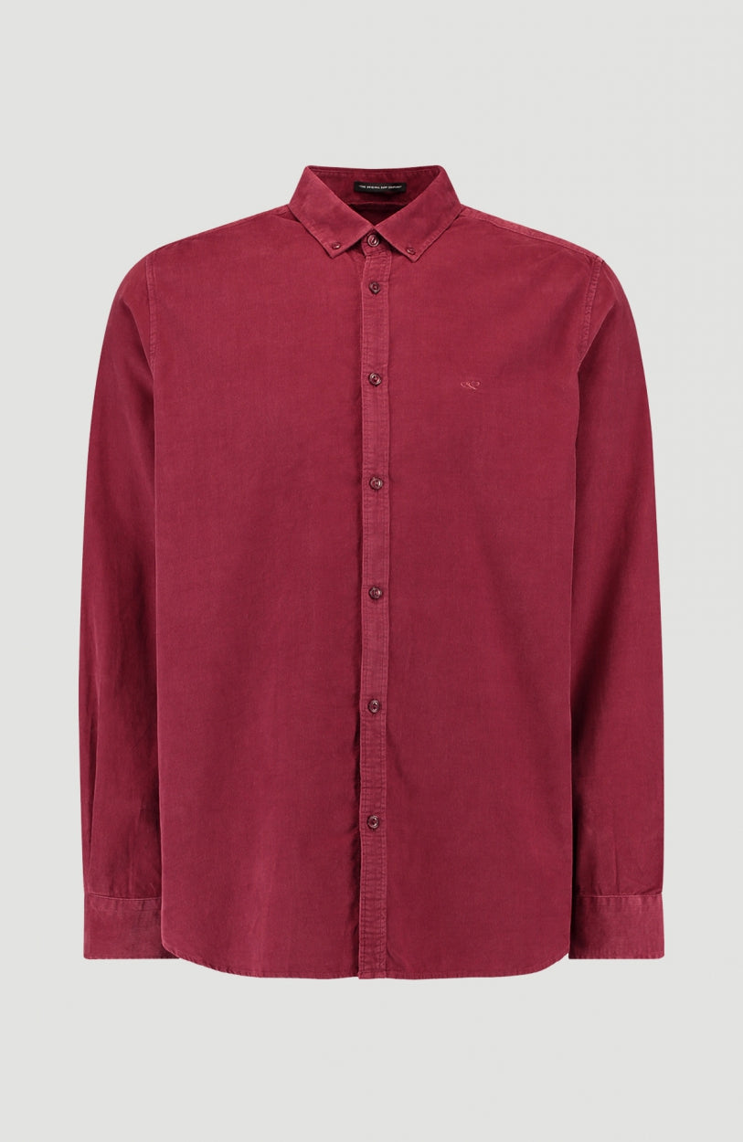 Babycord Shirt | Haute Red -A
