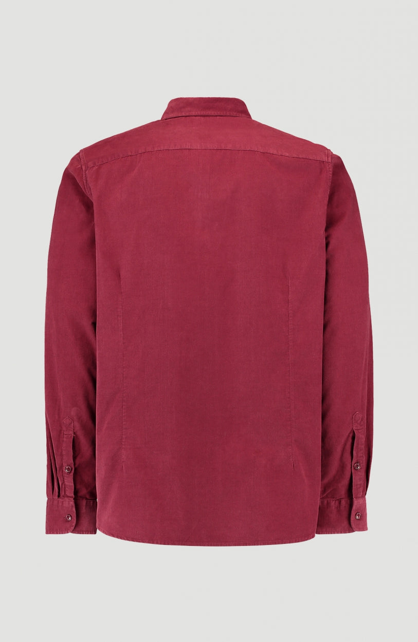 Babycord Shirt | Haute Red -A