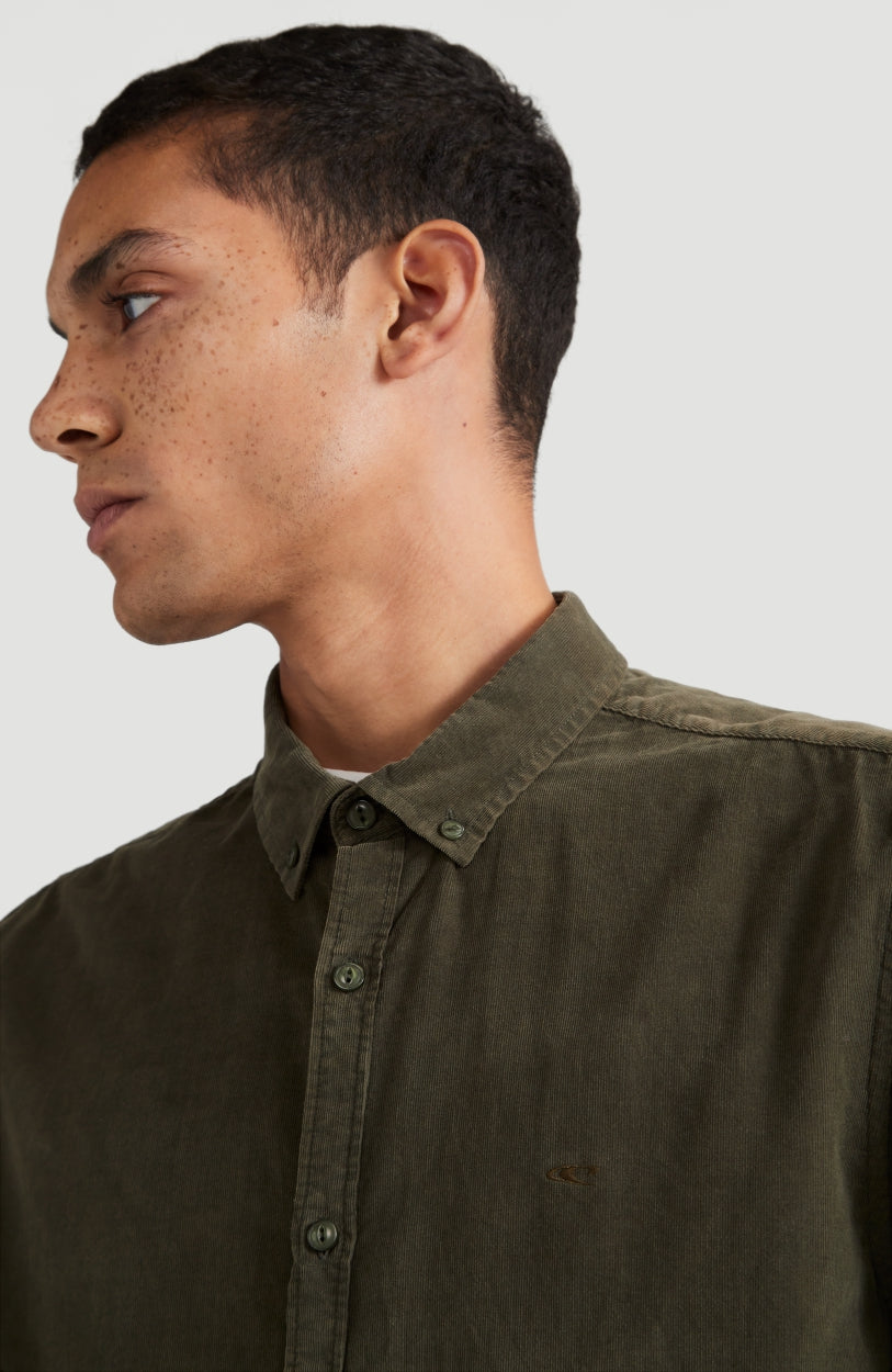 Babycord Shirt | Winter Moss