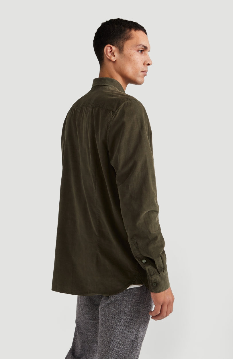 Babycord Shirt | Winter Moss