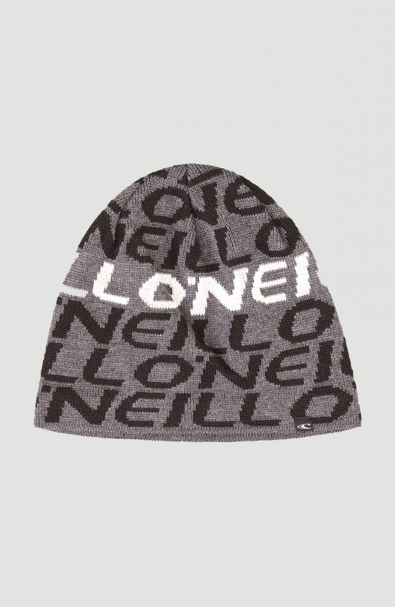 Boys Banner Beanie | Mid Grey Melee