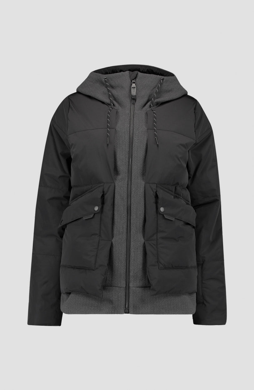 Short Azurite Hybrid Snow Jacket | BlackOut - A