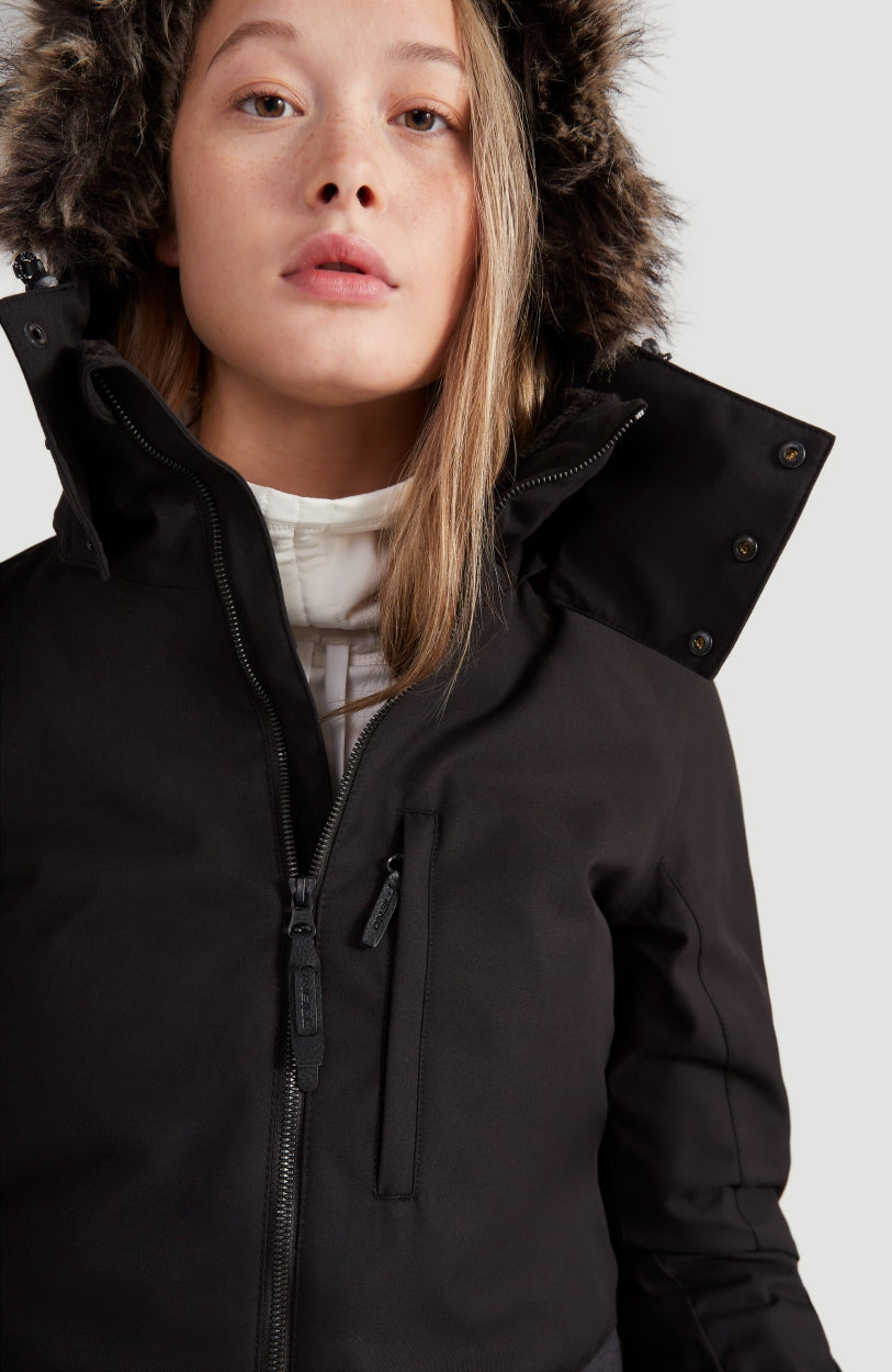 Onyx Hybrid Snow Parka Jacket | BlackOut - A