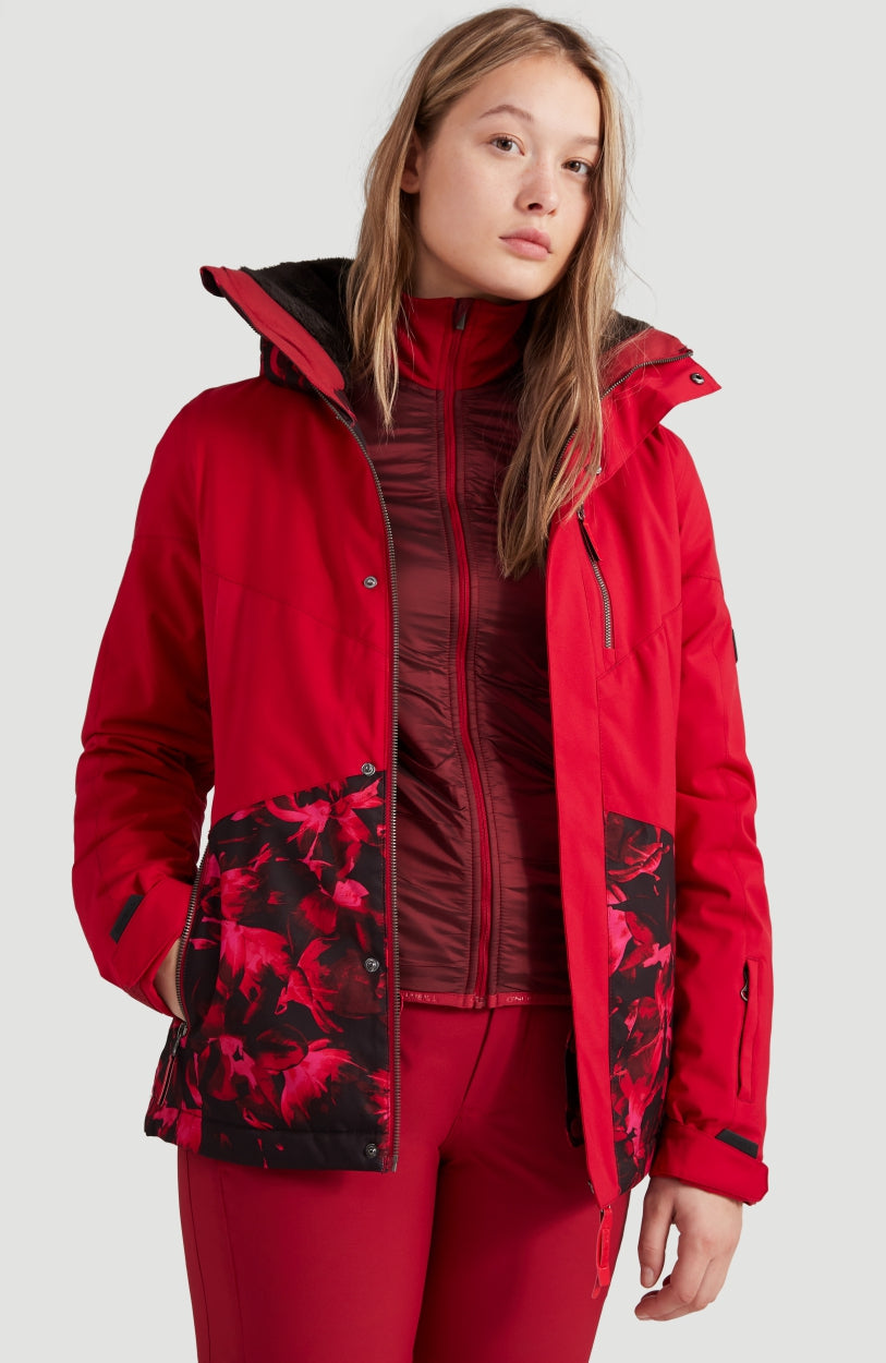 Coral Snow Jacket | Rio Red