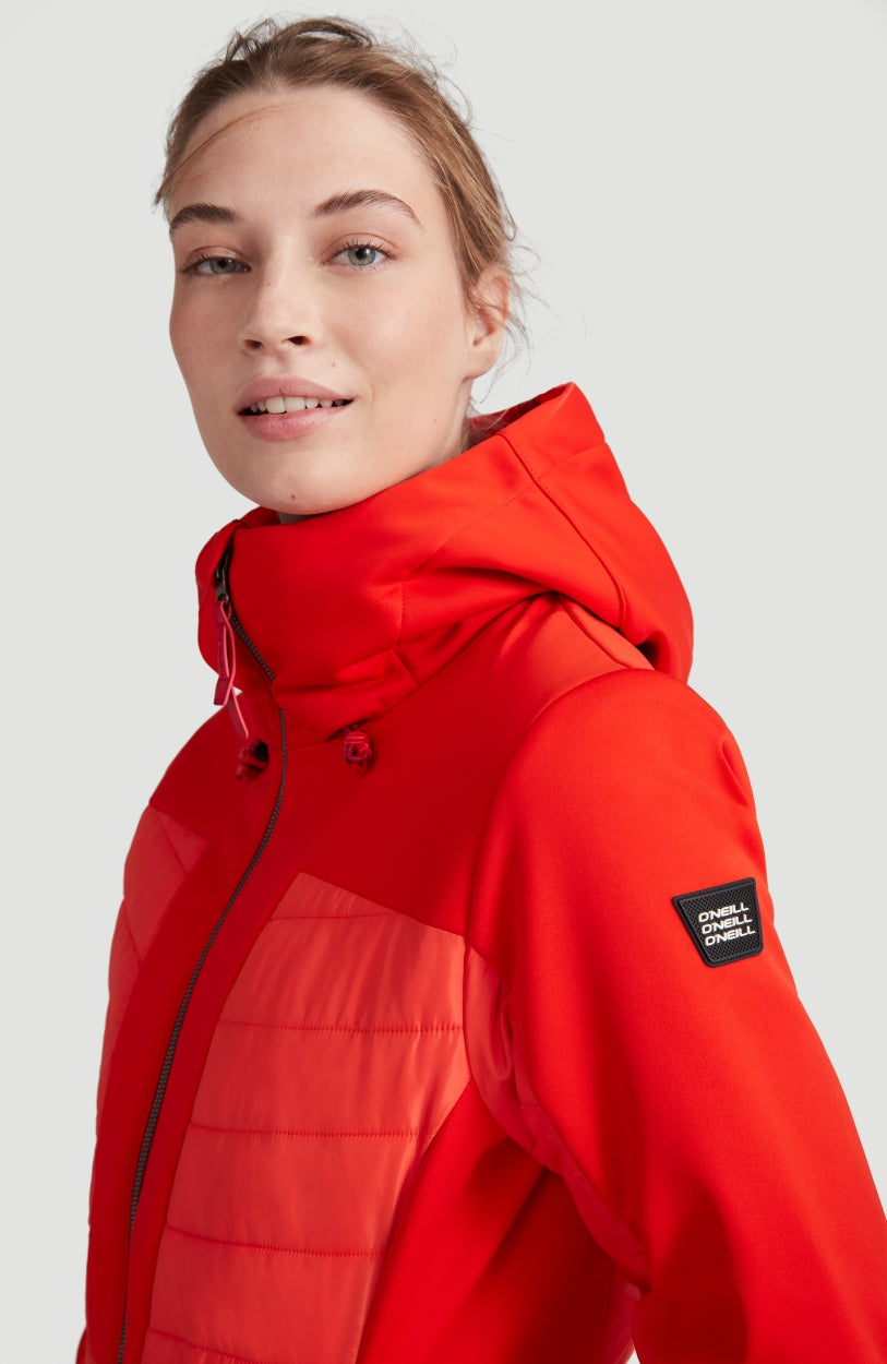 Baffle Igneous Snow Jacket | Fiery Red -A
