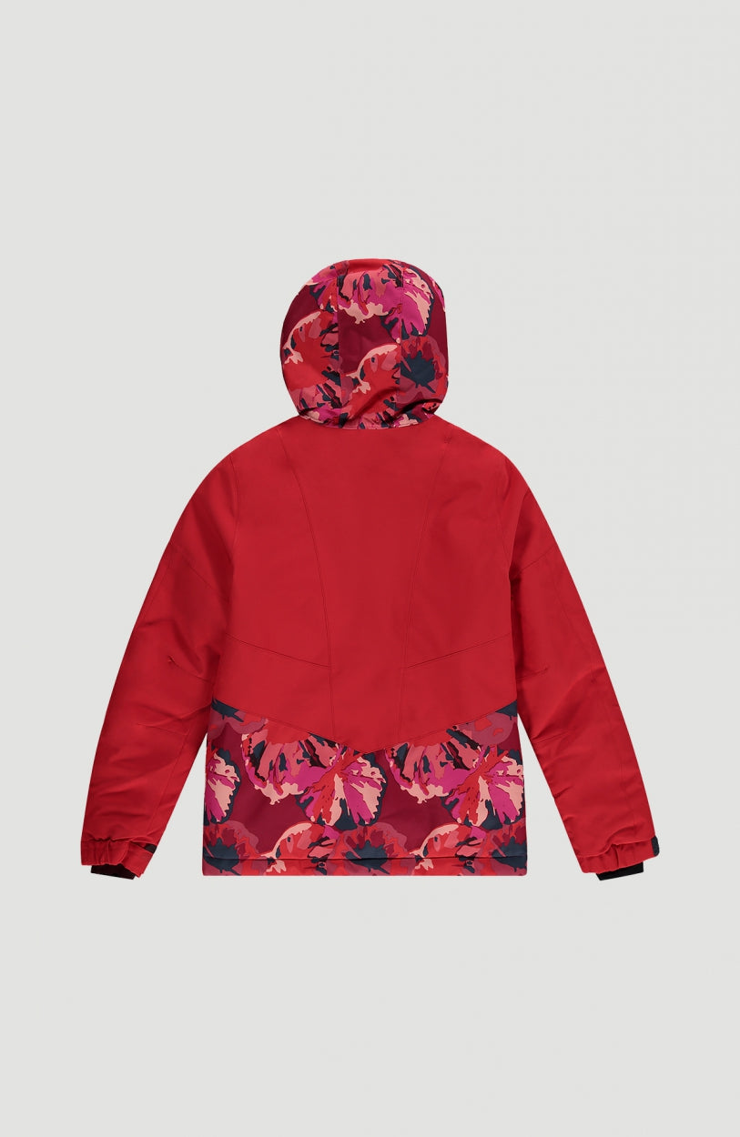 Coral Snow Jacket | Fiery Red -A