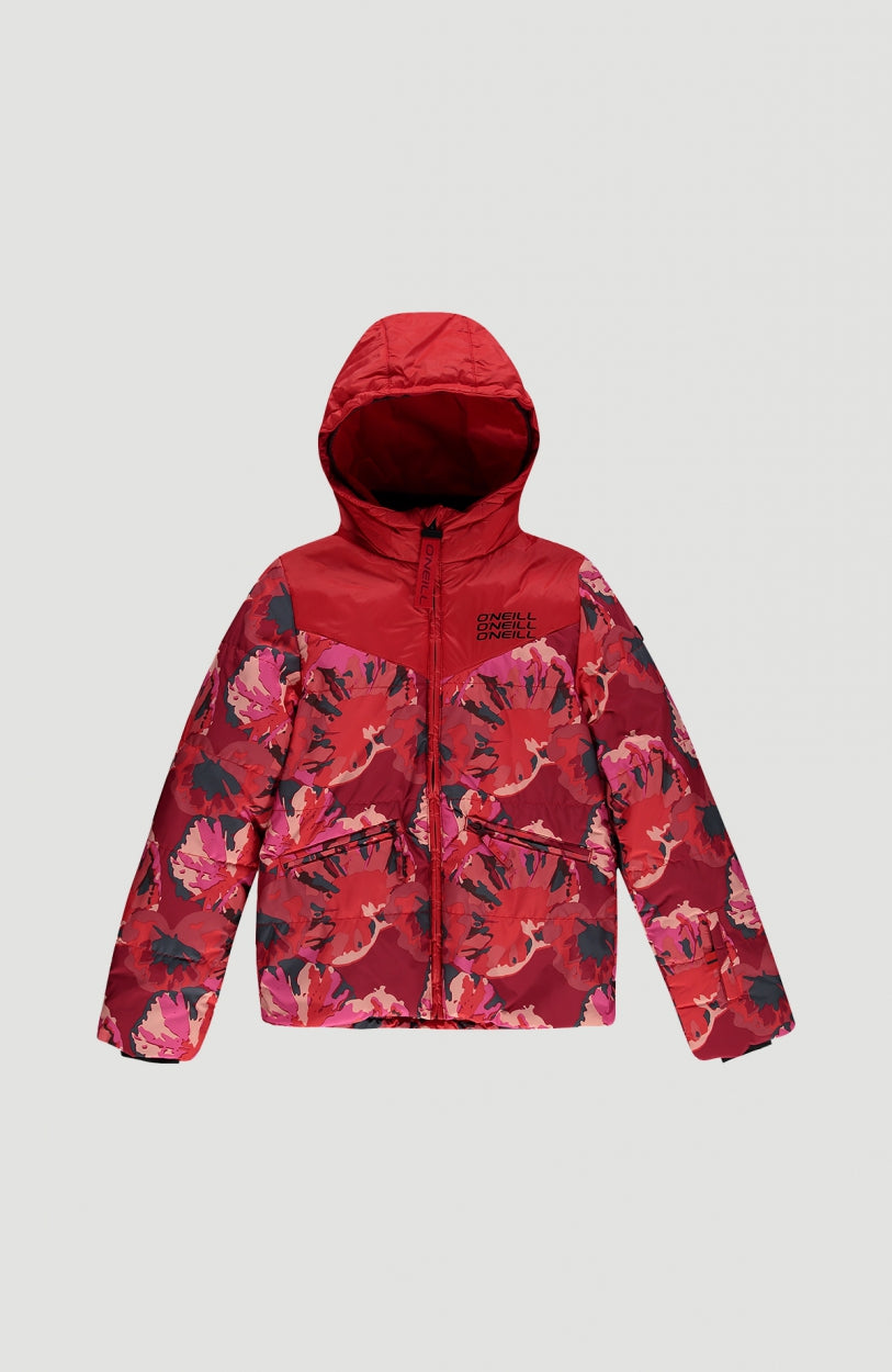 Valerite Snow Jacket | Fiery Red -A