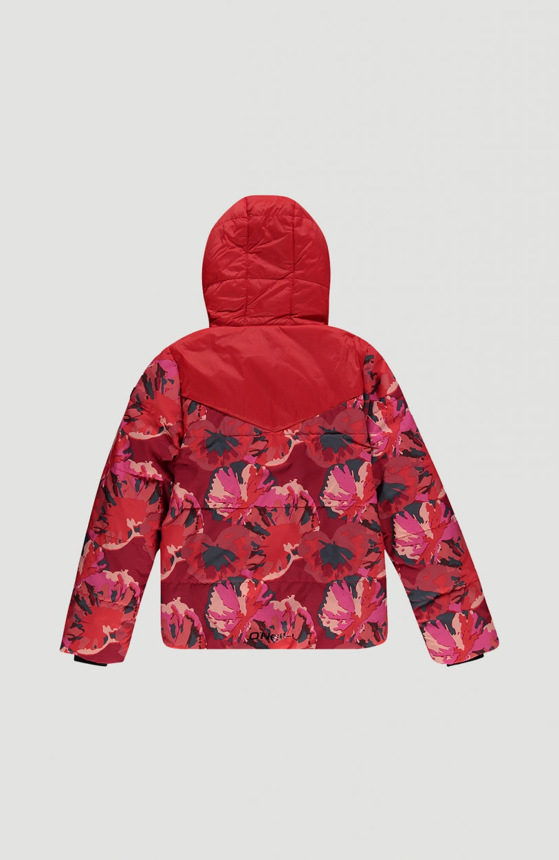 Valerite Snow Jacket | Fiery Red -A