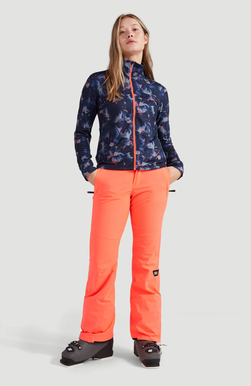 All Over Print Clime Full Zip Fleece | Blue With Pink or Purple