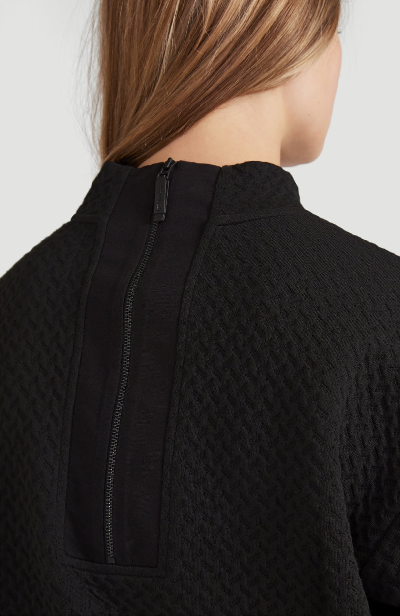 Aralia Crew Neck Sweatshirt | BlackOut - A