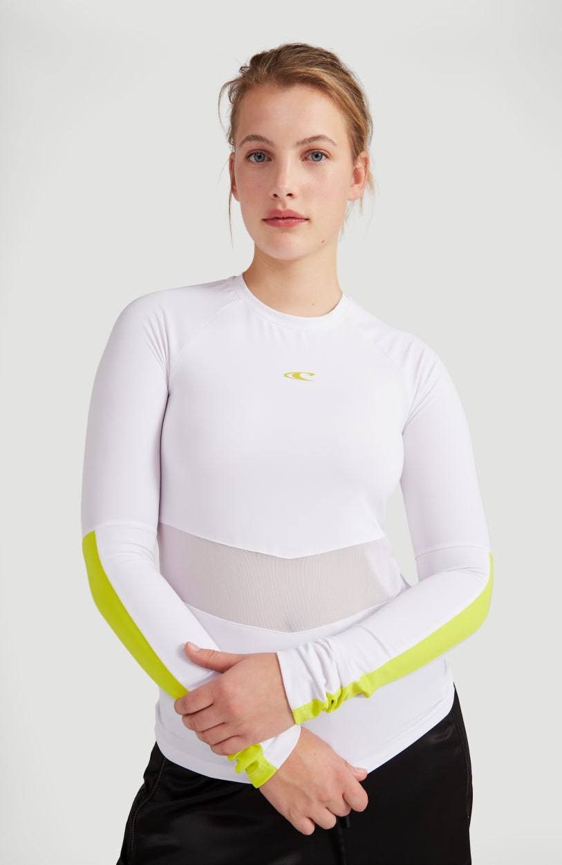 Active Longsleeve T-Shirt | Super White