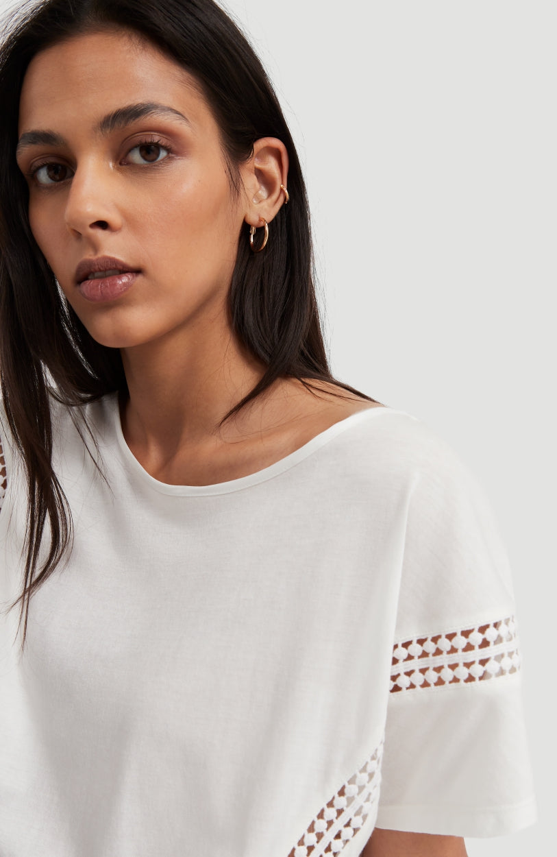 Cali Sunset T-Shirt | Powder White