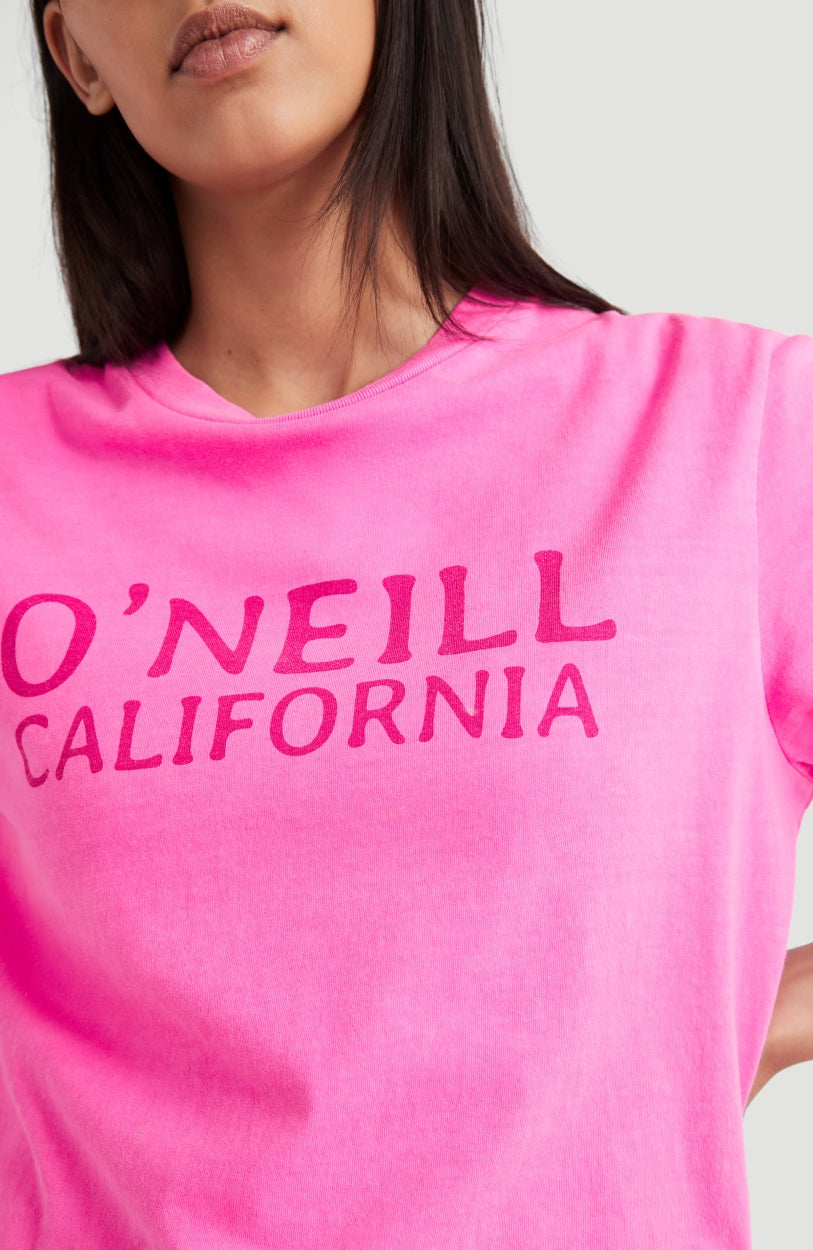 Big Logo Cropped T-Shirt | Pink Peacock