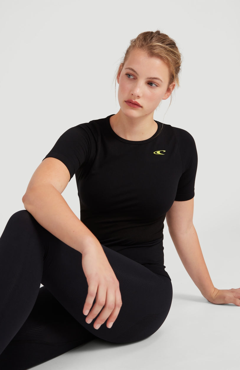 Active Seamless T-Shirt | BlackOut - A